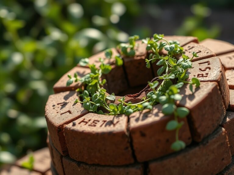 7 Smart Ways How to Build a Brick Herb Spiral